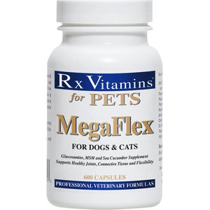 Rx Vitamins MegaFlex Capsules Joint Supplement for Cats & Dogs, 600 count