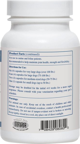 Show full view: Rx Vitamins MegaFlex Capsules Joint Supplement for Cats & Dogs, 600 count slide 3 of 6