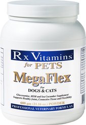 Rx Vitamins MegaFlex Powder Joint Supplement for Cats & Dogs, 600-g jar
