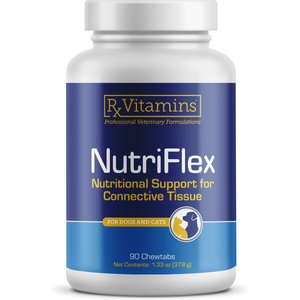 Rx Vitamins NutriFlex Chewable Tablets Joint Supplement for Cats & Dogs, 90 count