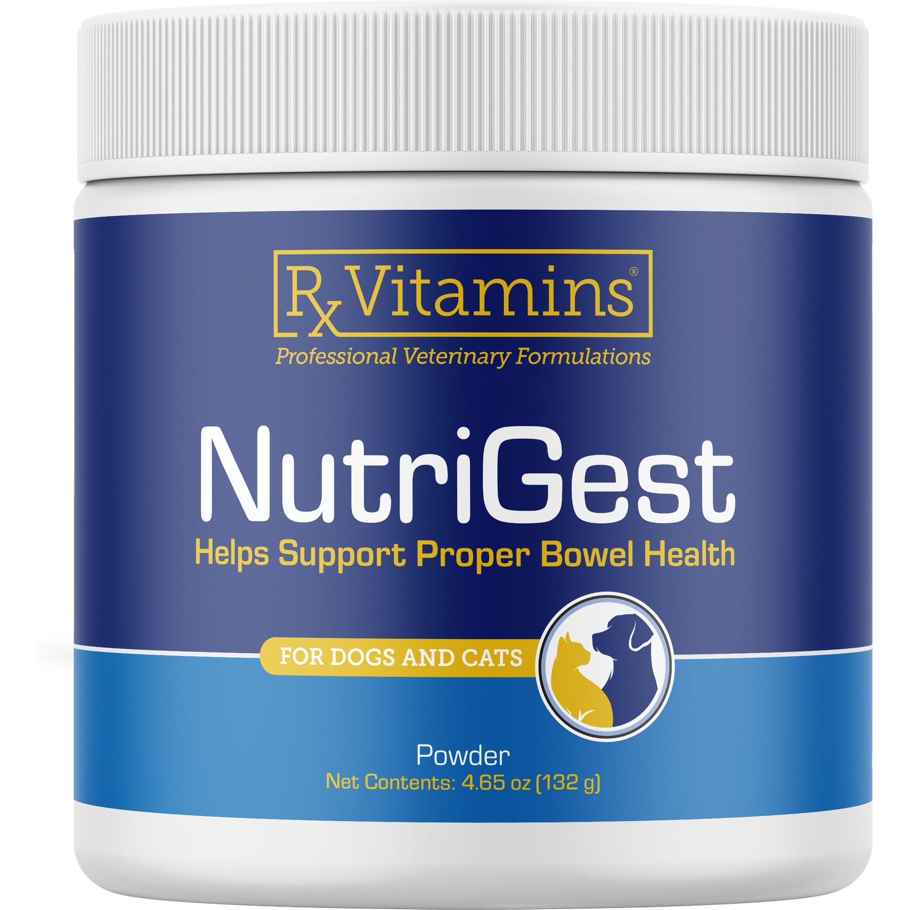 Rx Vitamins Nutrigest Powder Digestive Supplement for Cats & Dogs, 132-g jar