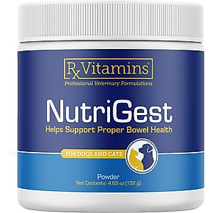Rx Vitamins Nutrigest Powder Digestive Supplement for Cats & Dogs, 132-g jar