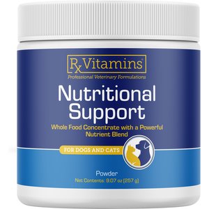 Rx Vitamins Nutritional Support Powder Nutritional Supplement for Cats & Dogs, 9.07-oz jar
