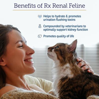 Show full view: Rx Vitamins Rx Renal Capsules Kidney Supplement for Cats, 120 count slide 4 of 9