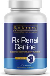 Rx Vitamins Rx Renal Capsules Kidney Supplement for Dogs, 120 count