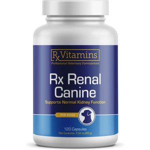 Rx Vitamins Rx Renal Capsules Kidney Supplement for Dogs, 120 count