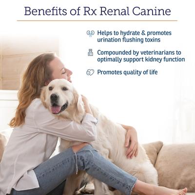 Show full view: Rx Vitamins Rx Renal Capsules Kidney Supplement for Dogs, 120 count slide 4 of 8