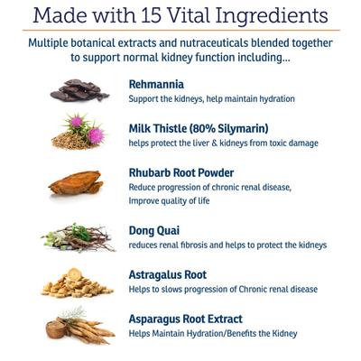 Show full view: Rx Vitamins Rx Renal Capsules Kidney Supplement for Dogs, 120 count slide 5 of 8