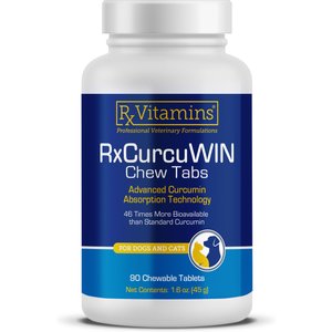 Rx Vitamins RxCurcuWIN Chewable Tablet Immune Supplement for Cats & Dogs, 90 count