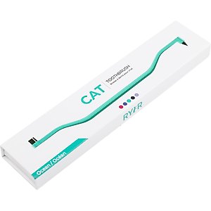 RYERCAT Dual Sided Cat Dental Toothbrush, Ocean