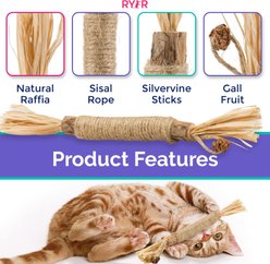 RYERCAT Silvervine Stick Cat Dental Chew Toy slide 2 of 7