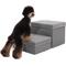 Show in main carousel: RYPetmia 2-Step Foldable Adjustable Dog Stairs with Storage, Light Gray slide 1 of 10