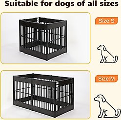 RYPetmia 6-Panel Indoor & Outdoor Foldable Heavy Duty Dog & Cat Exercise Pen, 31.5-in, Black slide 2 of 9