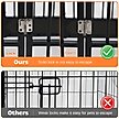 Show in main carousel: RYPetmia 6-Panel Indoor & Outdoor Foldable Heavy Duty Dog & Cat Exercise Pen, 31.5-in, Black slide 9 of 10