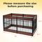 Show in main carousel: RYPetmia 6-Panel Indoor & Outdoor Foldable Heavy Duty Dog & Cat Exercise Pen, 31.5-in, Mahogany slide 5 of 10