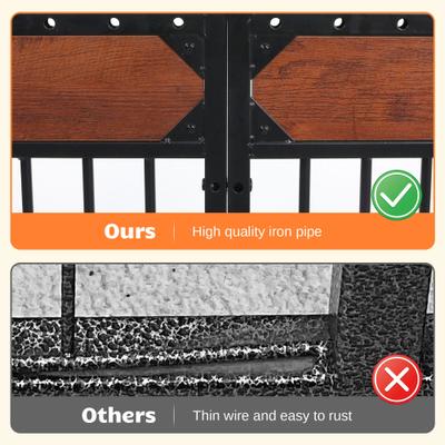 Show full view: RYPetmia 6-Panel Indoor & Outdoor Foldable Heavy Duty Dog & Cat Exercise Pen, 31.5-in, Mahogany slide 8 of 10