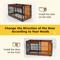 Show in main carousel: RYPetmia 6-Panel Indoor & Outdoor Foldable Heavy Duty Dog & Cat Exercise Pen, 31.5-in, Mahogany slide 6 of 10