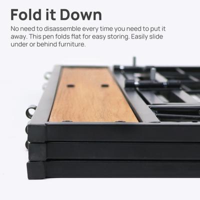 Show full view: RYPetmia 6-Panel Metal Dog Exercise Pen, 31.5-in, Brown slide 8 of 9