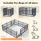 Show in main carousel: RYPetmia 6-Panel Metal Mesh Foldable Dog & Cat Exercise Pen, Black, 31.5-in slide 6 of 10