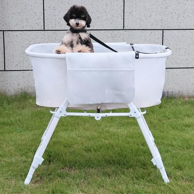 Show full view: RYPetmia Elevated Folding Dog Bathtub Wash Station, ‎Gray slide 7 of 9