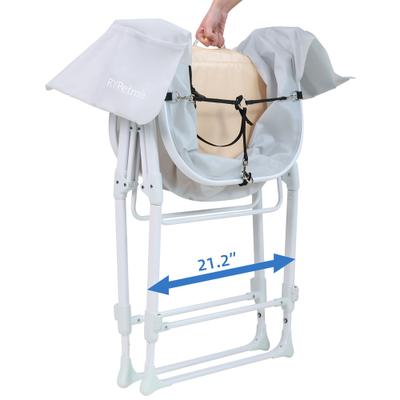 Show full view: RYPetmia Elevated Folding Dog Bathtub Wash Station, ‎Gray slide 2 of 9