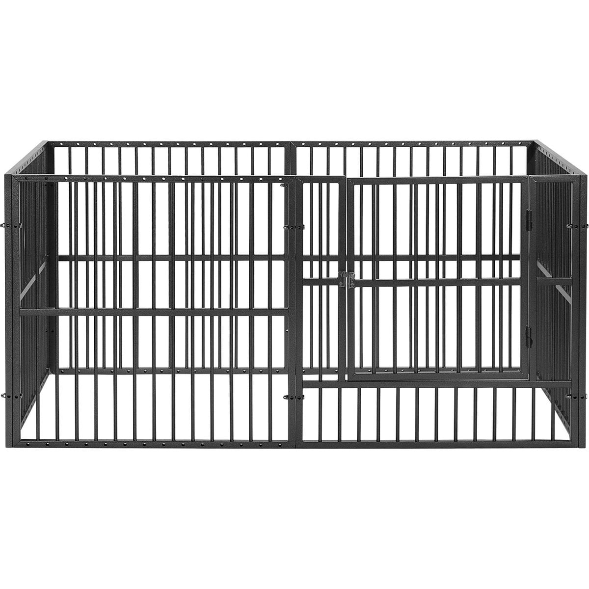 RYPetmia Indoor & Outdoor Heavy Duty Dog & Cat Exercise Pen, 31.5-in, Silver