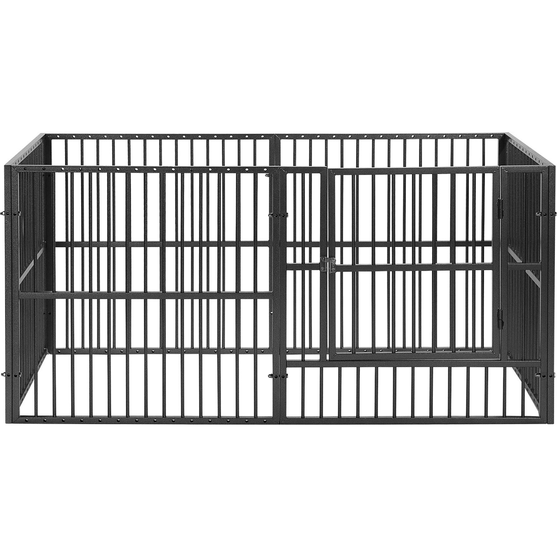 RYPetmia Indoor & Outdoor Heavy Duty Dog & Cat Exercise Pen, 31.5-in, Silver