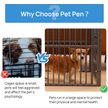 Show in main carousel: RYPetmia Indoor & Outdoor Heavy Duty Dog & Cat Exercise Pen, 31.5-in, Silver slide 6 of 10