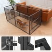 Show in main carousel: RYPetmia Indoor & Outdoor Heavy Duty Dog & Cat Exercise Pen, 31.5-in, Silver slide 4 of 10
