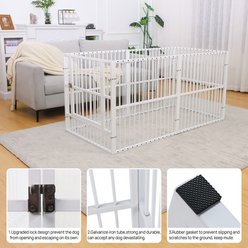 RYPetmia Indoor & Outdoor Heavy Duty Dog & Cat Exercise Pen, 31.5-in, White slide 2 of 9