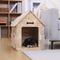 Show in main carousel: RYPetmia Indoor Wooden Dog & Cat House with Bed, Light Wood, Small slide 7 of 10
