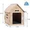 Show in main carousel: RYPetmia Indoor Wooden Dog & Cat House with Bed, Light Wood, Small slide 5 of 10
