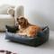 Show in main carousel: RYPetmia PU Leather Dog & Cat Sofa Bed, Black, 26-in slide 1 of 9