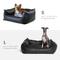 Show in main carousel: RYPetmia PU Leather Dog & Cat Sofa Bed, Black, 26-in slide 3 of 9