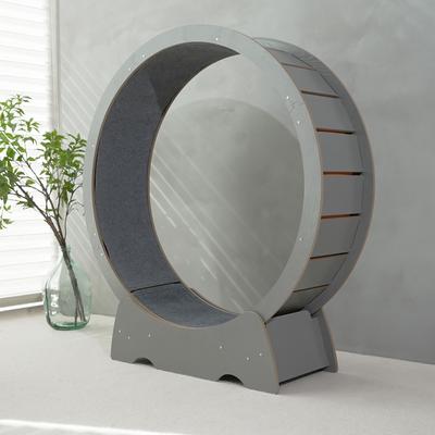 Show full view: RYPetmia Running Wheel Cat Treadmill with Catnip, Large: 45-in, ‎Gray slide 6 of 10