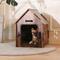 Show in main carousel: RYPetmia Wooden Indoor & Outdoor Dog House, Small/Medium, Brown slide 2 of 12