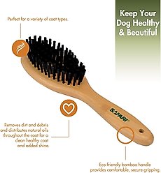 Safari Bamboo Bristle Dog Brush, Medium-Large slide 2 of 6