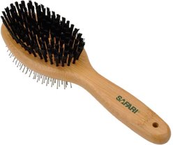 Safari Bamboo Pin & Bristle Combo Dog Brush, Large