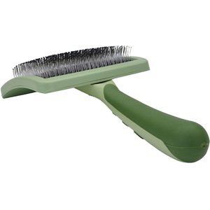 Safari Curved Firm Slicker Dog Brush, Medium