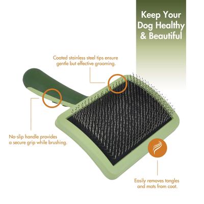 Show full view: Safari Curved Firm Slicker Dog Brush, Medium slide 2 of 7