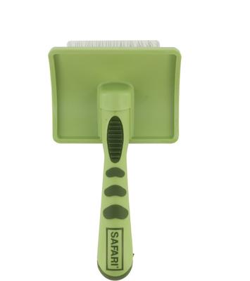 Show full view: Safari Curved with Coated Tips for Long Hair Dog Firm Slicker Brush, Large slide 6 of 10