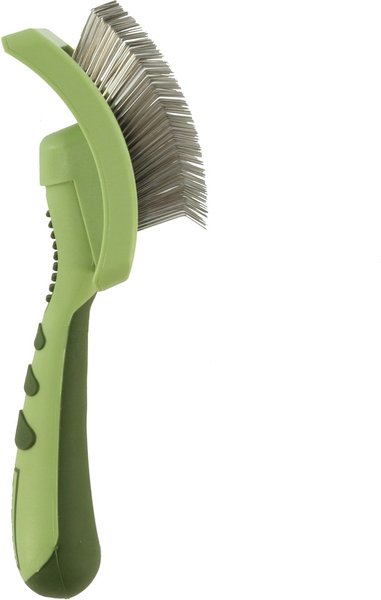 Show full view: Safari Curved with Coated Tips for Long Hair Dog Firm Slicker Brush, Large slide 6 of 9