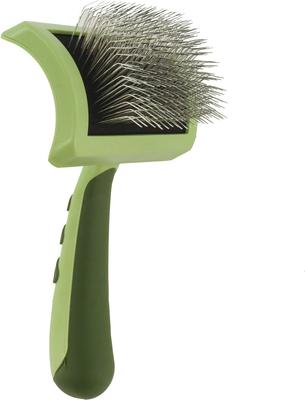 Show full view: Safari Curved with Coated Tips for Long Hair Dog Firm Slicker Brush, Medium slide 7 of 9