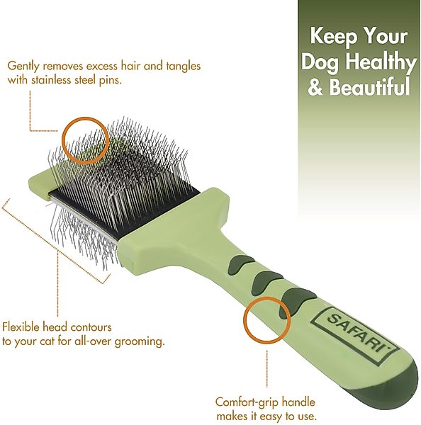 Show full view: Safari Flexible Slicker Dog Brush, Medium slide 2 of 6