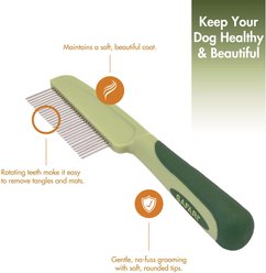 Safari Medium Dog Comb with Rotating Teeth slide 2 of 5