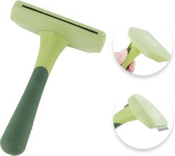 Safari Self-Cleaning Shed Magic for Dogs, Green, Medium