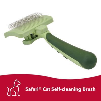 Show full view: Safari Self-Cleaning Slicker Brush for Cats slide 2 of 9