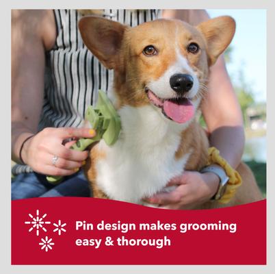 Show full view: Safari Self-Cleaning Slicker Brush for Dogs, Large slide 6 of 10