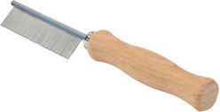 Safari Wood Handle Flea Comb for Dogs