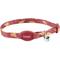 Show in main carousel: Safe Cat Adjustable Breakaway Magnetic Buckle Cat Collar, 8 to 12-in neck, 3/8-in wide, Scarlet Skies slide 1 of 1